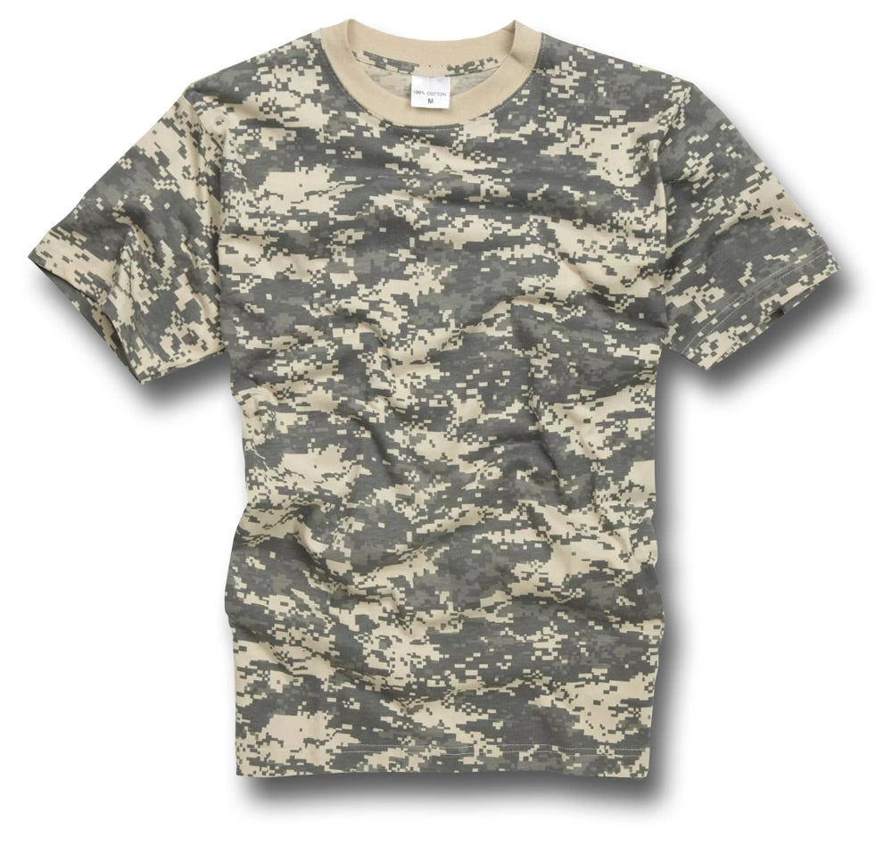 Camiseta Camuflaje 100% Algodón: ¡Estilo Urbano y Comodidad Absoluta! Perfecto para la Aventura.